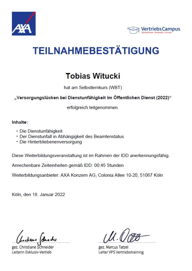 Versorgungslücken bei Dienstunfähigkeit im öffentlichen Dienst